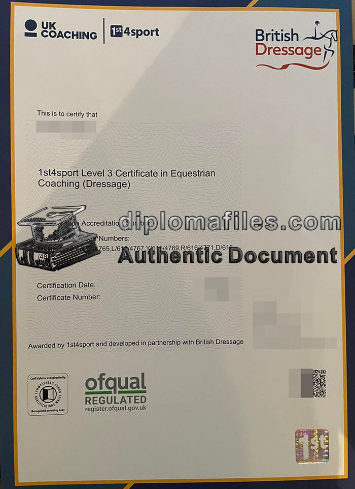 purchase realistic 1St4sport Level 3 Certificate in Equestrian Coaching
