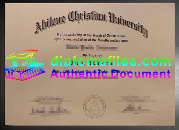 purchase realistic Abilene Christian University diploma