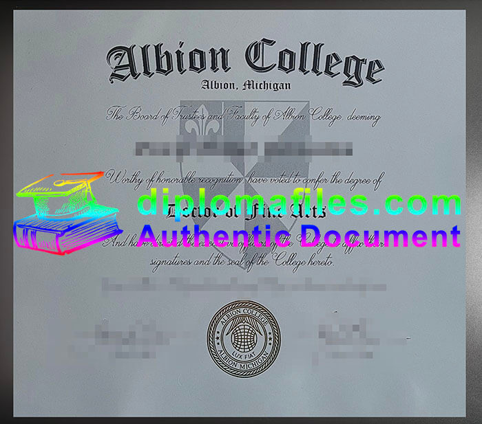 purchase realistic Albion College diploma