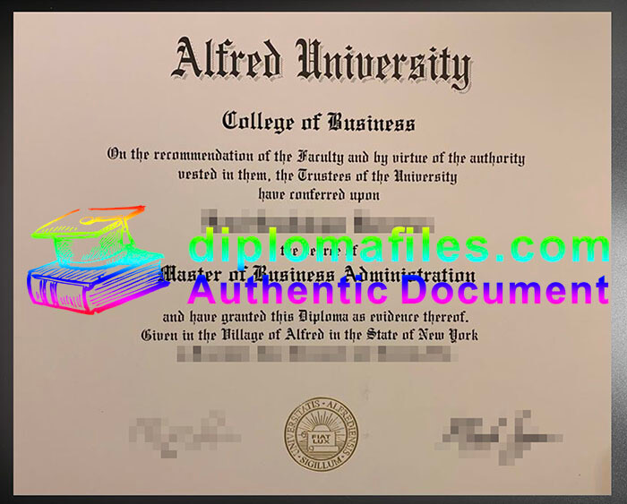 purchase realistic Alfred University diploma
