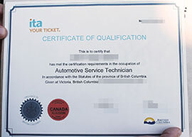 purchase realistic British Columbia Certificate of Qualification
