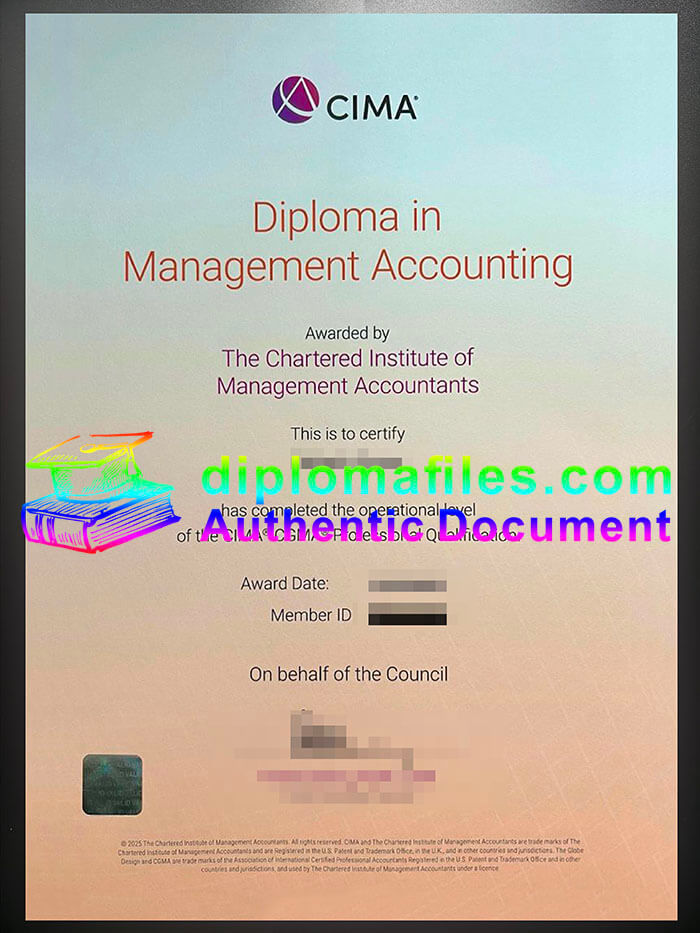purchase realistic CIMA DIploma in Management Accounting
