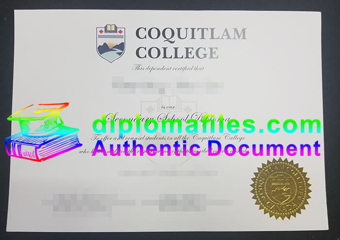 purchase realistic Coquitlam College degree