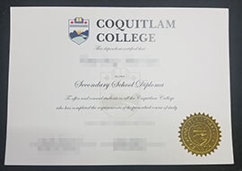 purchase realistic Coquitlam College degree