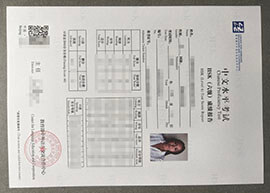 purchase realistic HSK Test Score Report Transcript