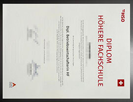 purchase realistic HSO Höhere Fachschule diploma