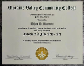 purchase realistic Moraine Valley Community College degree
