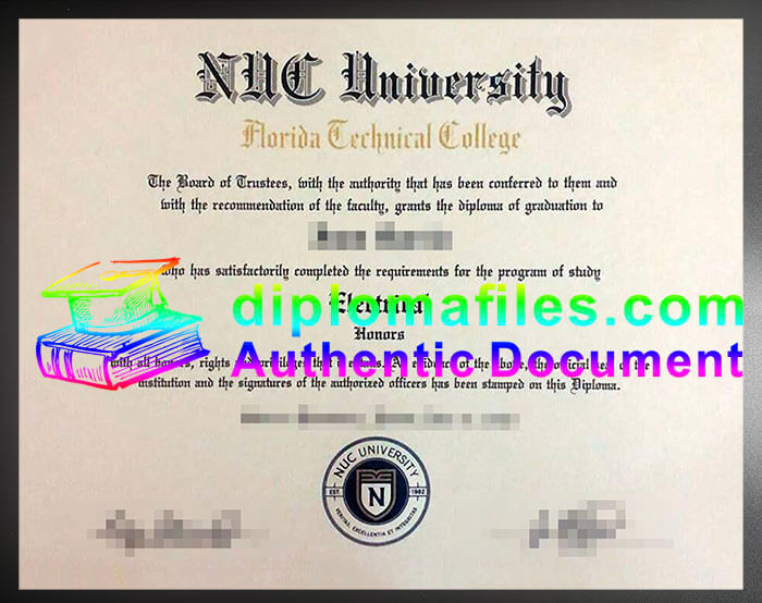 purchase realistic NUC University diploma