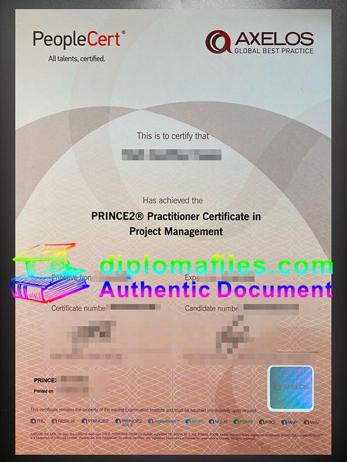 purchase realistic Prince2 Practitioner Certificate