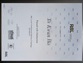 purchase realistic RSL Level 4 Professional Diploma