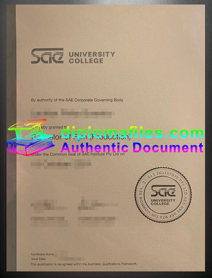 purchase realistic SAE University College diploma