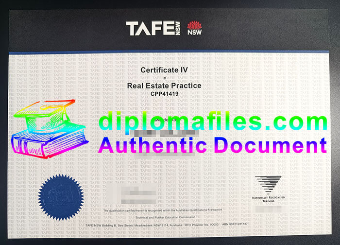 purchase realistic TAFE NSW Certificate