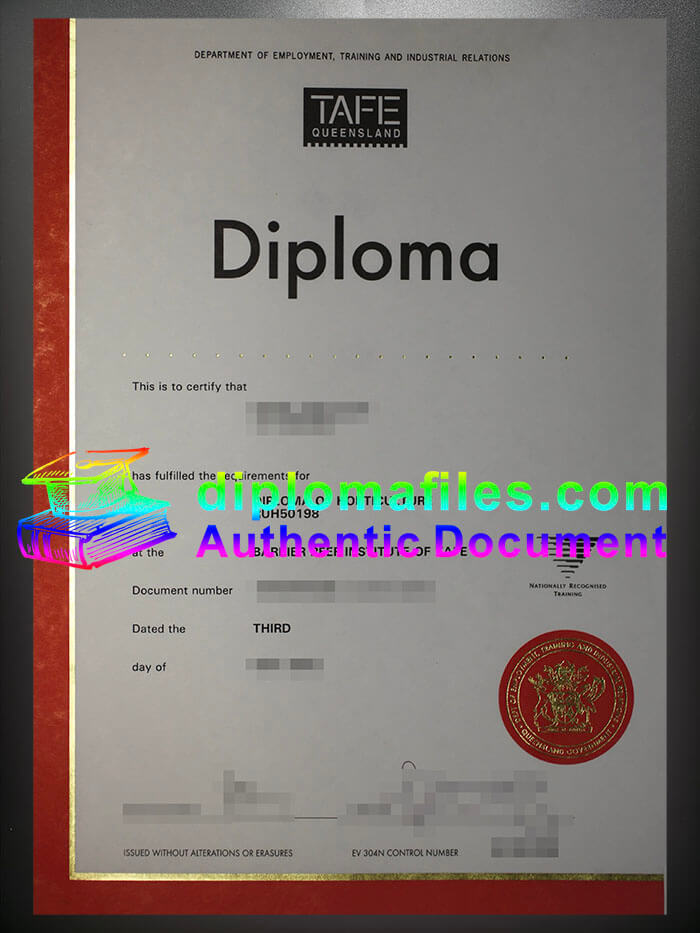 purchase realistic TAFE Queensland diploma