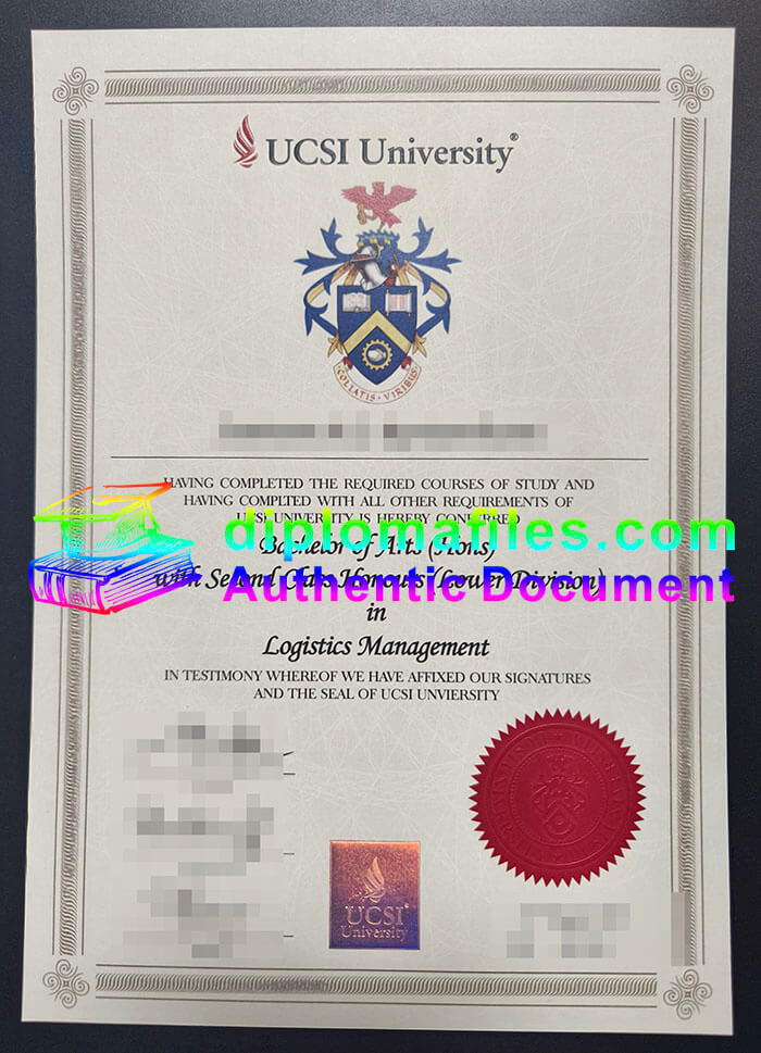 purchase realistic UCSI University diploma