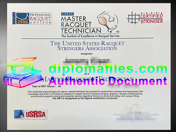purchase realistic USRSA Certified Stringer certificate