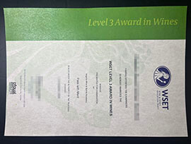 purchase realistic WEST Level 3 Award in Wines certificate