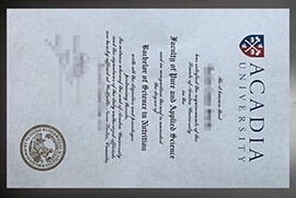 purchase realistic Acadia University degree