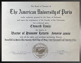 purchase realistic American University of Paris degree