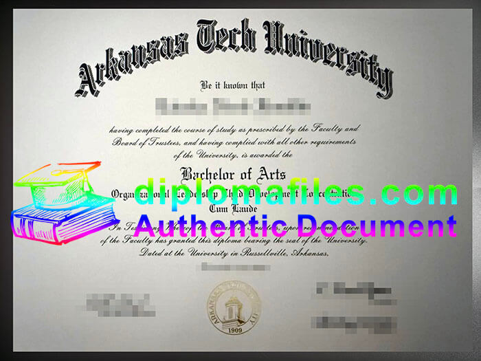 purchase realistic Arkansas Tech University diploma