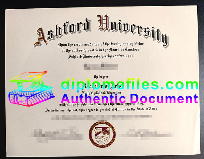 purchase realistic Ashford University diploma