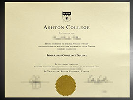 purchase realistic Ashton College degree