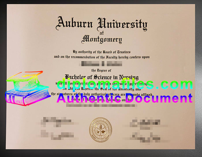 purchase realistic Auburn University at Montgomery diploma