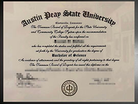 purchase realistic Austin Peay State University degree