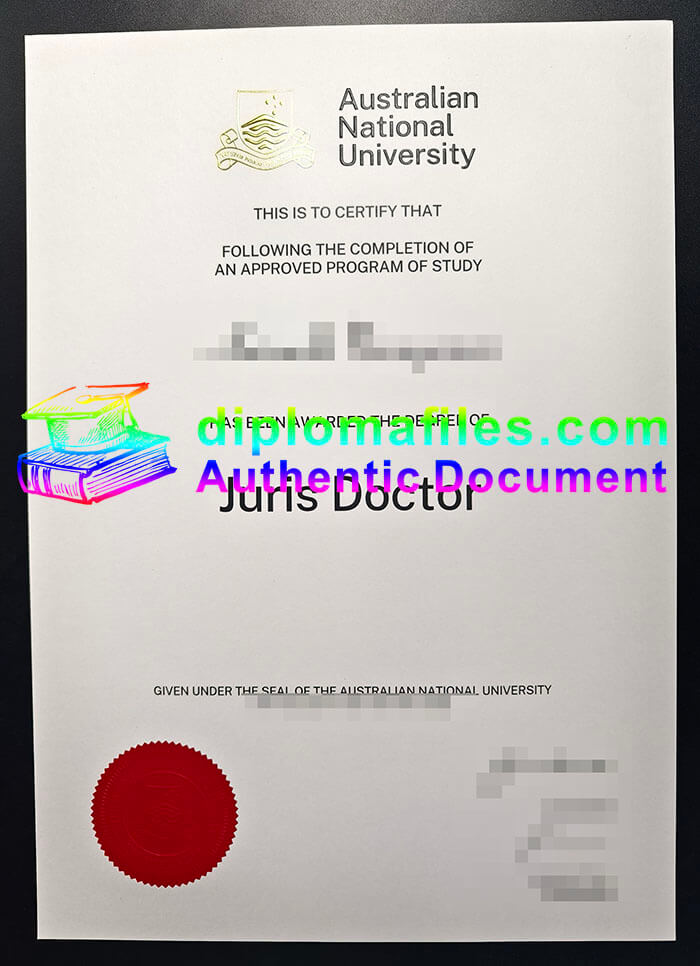 purchase realistic Australian National University diploma