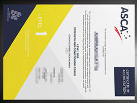 purchase realistic Australian Strength and Conditioning Association Inc certificate