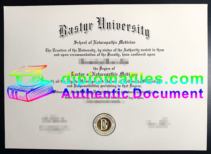 purchase realistic Bastyr University diploma