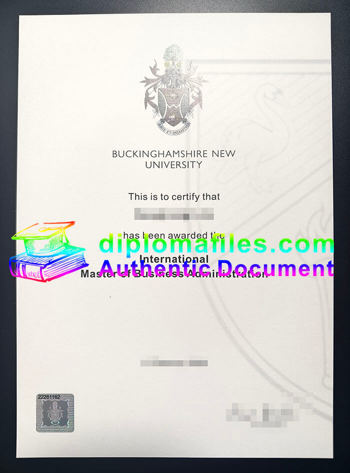 purchase realistic Buckinghamshire New University diploma