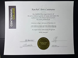purchase realistic Centennial College degree
