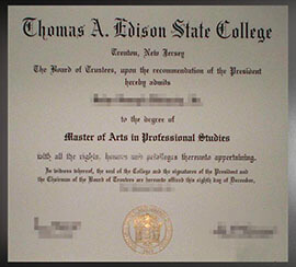 purchase realistic Thomas A. Edison State College degree