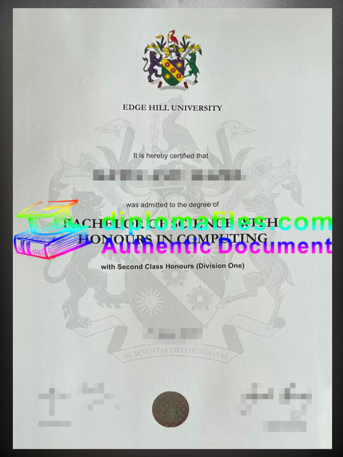 purchase realistic Edge Hill University diploma