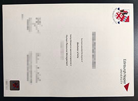 purchase realistic Edinburgh Napier University degree