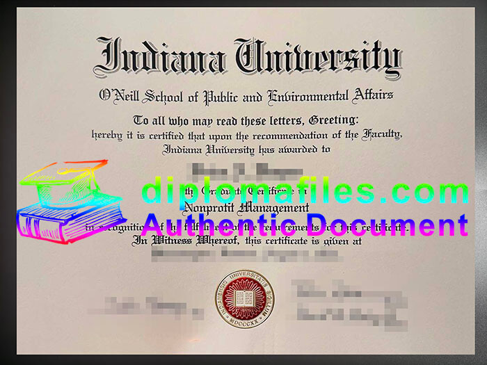 purchase realistic Indiana University diploma