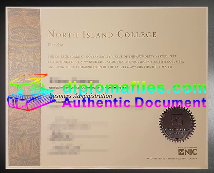 purchase realistic North Island College diploma