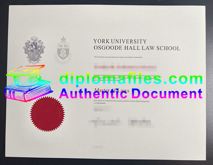 purchase realistic Osgoode Hall Law School diploma
