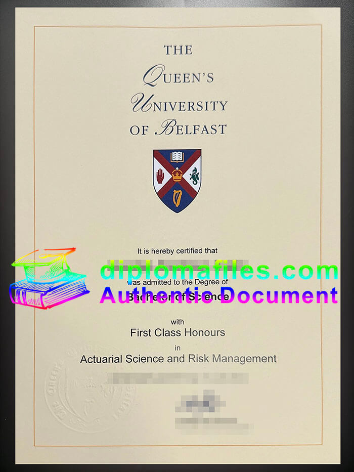 purchase realistic Queens University of Belfast diploma