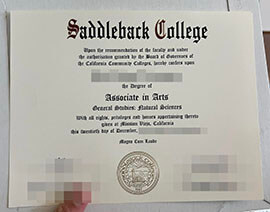 purchase realistic Saddleback College degree