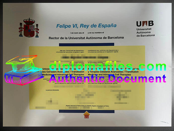purchase realistic Universitat Autonoma de Barcelona diploma