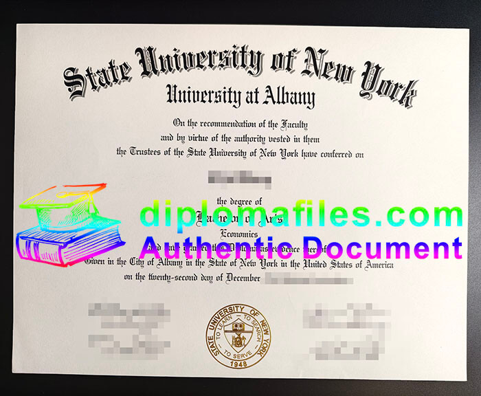 purchase realistic University at Albany diploma