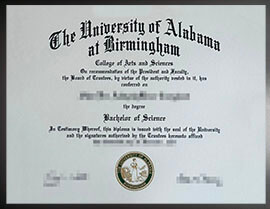 purchase realistic University of Alabama at Birmingham degree