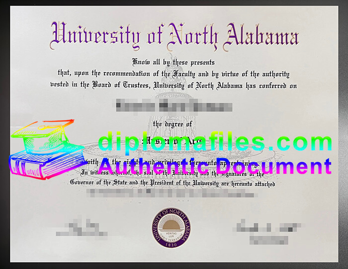 purchase realistic University of North Alabama diploma