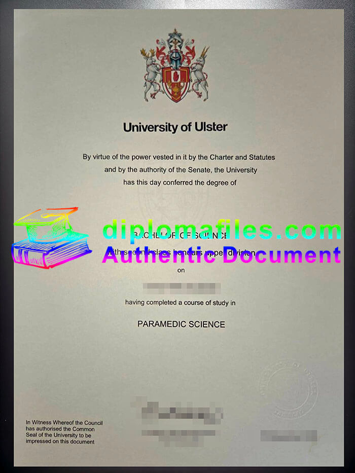 purchase realistic University of Ulster diploma