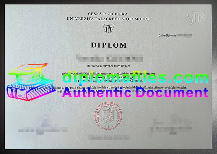 purchase realistic Univerzita Palackeho V Olomouci diploma